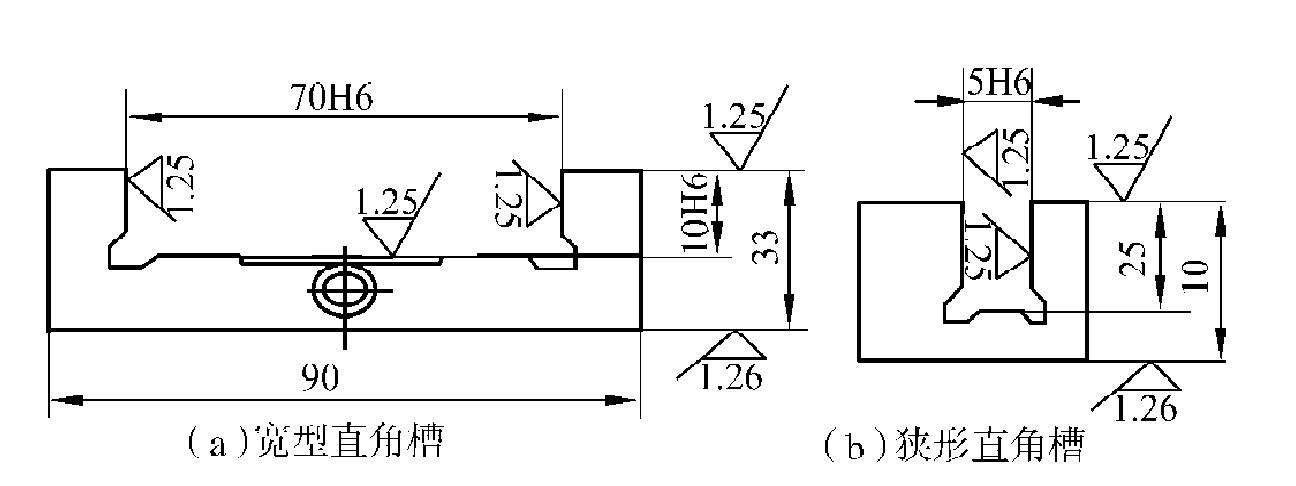 第四節(jié)　直角槽磨削