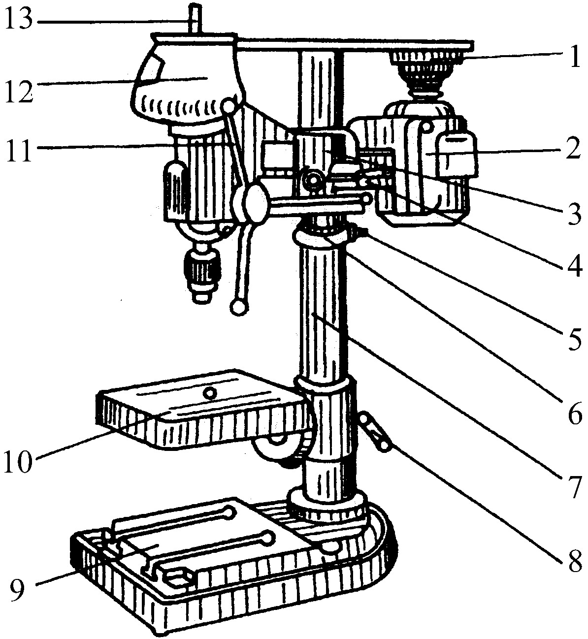 第二節(jié)　臺式鉆床
