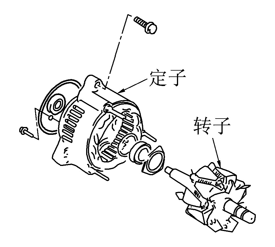 交流發(fā)電機(jī)充電裝置