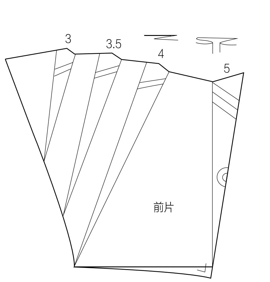 窄腳裙制圖