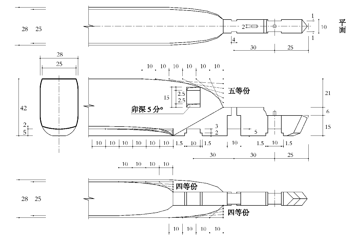 三、四鋪作插昂柱頭鋪作圖樣九